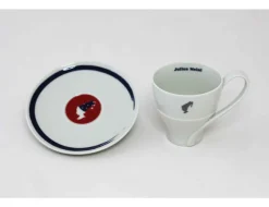 Julius Meinl Kaffee Tassen>Präsident MelangeTasse (Blau)